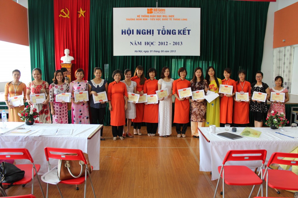 Hội nghị Tổng kết năm học 2012 - 2013 - Trường Mầm non Thăng Long