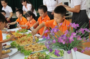 Buffet trường mầm non Thăng Long