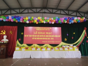Khai mạc hội thi giáo viên dạy giỏi Cấp Quận