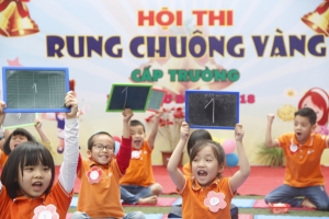 Hội thi Rung chuông vàng cấp Trường - Trường Mầm non Thăng Long năm học 2017-2018