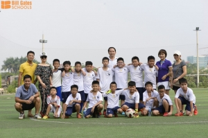 Giải bóng đá giao hữu Trường Tiểu học QT Thăng Long năm học 2018-2019