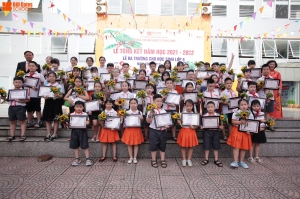 Lễ tổng kết năm học 2021-2022 và Lễ ra trường cho học sinh khối 5 - Trường Tiểu học QT Thăng Long 