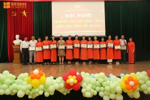 Hội nghị tổng kết năm học 2022 - 2023 của CBGV & NV trường Tiểu học Quốc tế Thăng Long