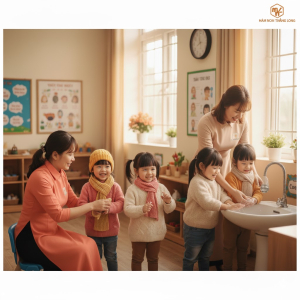 PHÒNG CHỐNG BỆNH MÙA THU ĐÔNG CHO TRẺ: GIA ĐÌNH VÀ NHÀ TRƯỜNG CÙNG ĐỒNG HÀNH