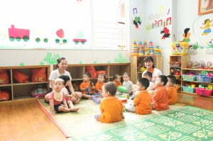 Cảm ơn nghề giáo viên mầm non cho tôi nhiều cảm xúc.