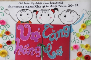 Tưng bừng chào đón ngày Nhà giáo Việt Nam tại Hệ thống giáo dục Bill Gates