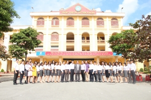 THĂM QUAN, GIAO LƯU HỌC TẬP TẠI TRƯỜNG THPT A HẢI HẬU - NAM ĐỊNH