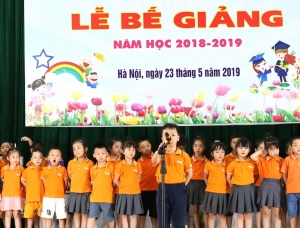 Ngày vui Bế giảng và lễ chia tay các con khối Simba , năm học 2018-2019