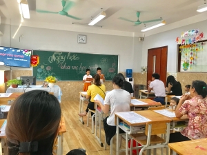 Ngày hội cha mẹ học sinh lớp 4a1