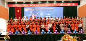 LỄ TRI ÂN NHÀ GIÁO: NGUYỄN THỊ HIỀN NGUYÊN HIỆU TRƯỞNG TRƯỜNG TIỂU HỌC QUỐC TẾ THĂNG LONG