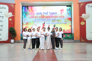 GIẢI THỂ THAO CÁN BỘ, GIÁO VIÊN, NHÂN VIÊN  HỆ THỐNG GIÁO DỤC BILL GATES NĂM HỌC 2024 - 2025.