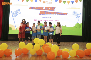 CUỘC THI ĐƯỜNG ĐUA KỲ THÚ CÙNG TIẾNG ANH KHỐI 2 NĂM HỌC 2024-2025