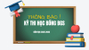THÔNG BÁO TỔ CHỨC KỲ THI HỌC BỔNG BGS NĂM HỌC 2025 – 2026 