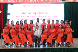 Trường mầm non Thăng Long tổ chức thành công Hội nghị CBGVNV năm học 2025-2026