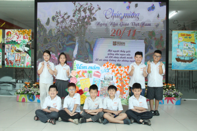 NHỮNG TRANG BÁO TƯỜNG ĐẦY SẮC MÀU TRI ÂN – CHÀO MỪNG NGÀY NHÀ GIÁO VIỆT NAM 20/11