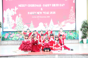 Lễ Giáng sinh - sinh nhật trường Tiểu học và Chào năm mới 2026