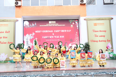 Hệ thống Giáo dục Bill Gates đón Giáng sinh - Chào năm mới 2026 và sinh nhật Trường Tiểu học QT Thăng Long!