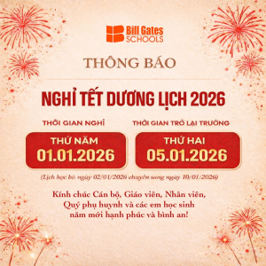 THÔNG BÁO NGHỈ TẾT DƯƠNG LỊCH 2026