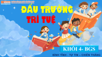 KẾ HOẠCH TỔ CHỨC  SÂN CHƠI CUỐI TUẦN “ĐẤU TRƯỜNG TRÍ TUỆ”  KHỐI 4 - NĂM HỌC 2025 – 2026