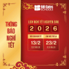THÔNG BÁO V/v: Nghỉ Tết Âm lịch và nghỉ học kỳ I năm học 2025-2026