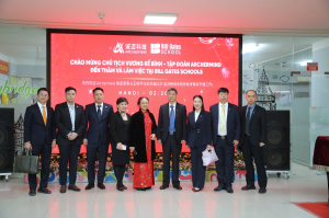 Hệ thống Giáo dục Bill Gates đón tiếp chủ tịch tập đoàn Archermind (Trung Quốc): Mở ra cơ hội hợp tác chiến lược về AI và CNTT