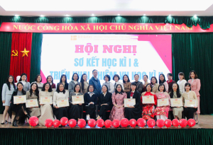 Hội nghị Sơ kết HKI trong GV Trường Tiểu học QT Thăng Long năm học 2025-2026